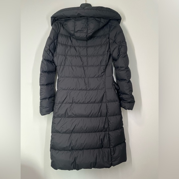 Uniqlo J+ Jil Sander Ultra Light Down Women's Hooded Long Coat Black - Picture 7 of 10